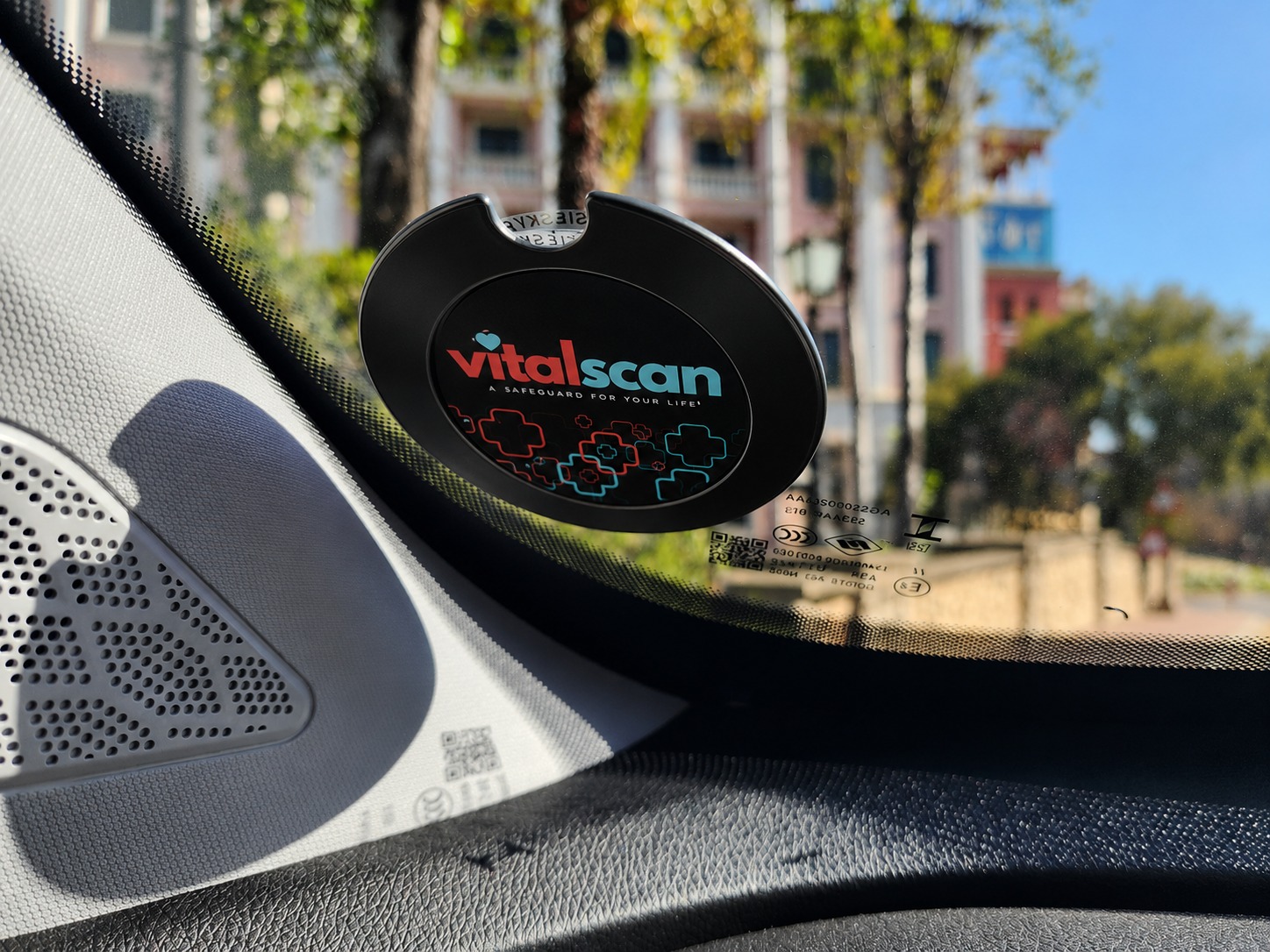 VitalScan vehicle license disk holder